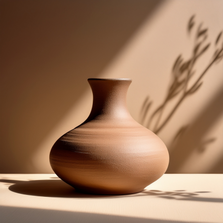 Vase en grès Japandi “Kura” – Décoration minimaliste
